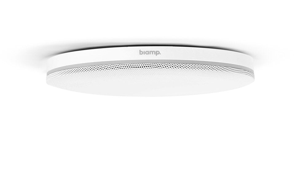 Biamp Parlé TCM-XA in-ceiling microphone, PoE+ amplifier